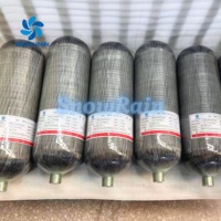 Cilindro de Fibra de Carbono de 6.8l Certificado por CE y DOT, Cilindro de Fibra de Carbono de Alta Presión de 300 Bares
