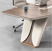 2024 Table de conférence de bureau haut de gamme de luxe Table longue Bureau de salle de réunion commercial moderne