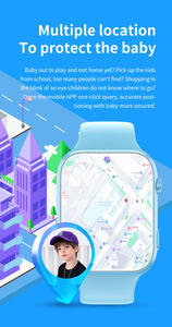 Montre connectée pour enfants Y68D Y80, caméra HD 4G, appel vidéo, boussole, batterie 500 mAh, étanche IP67, mode carte SIM, montre connectée - Product Image 4