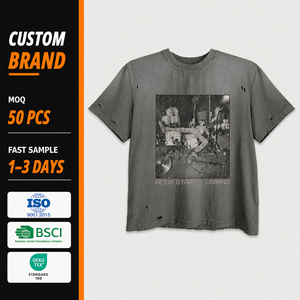 เสื้อยืดผู้ชายทรงโอเวอร์ไซส์ ไซส์ XS แบบหลวมๆ น่ารัก สีดำ ทรงครอป เรียบง่าย สำหรับสกรีนลาย จำนวนมาก คุณภาพสูง แห้งเร็ว เสื้อยืดลำลอง - Product Image 1