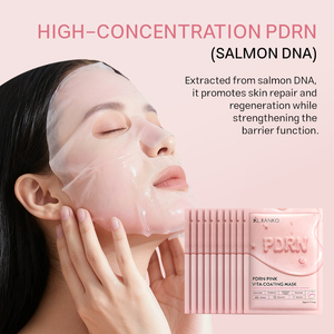 OEM personnalisé saumon ADN PDRN rose Vita revêtement <span class=keywords><strong>masque</strong></span> en feuille pour le verre hydratation raffermissant même le teint de la <span class=keywords><strong>peau</strong></span> produits de soins de la <span class=keywords><strong>peau</strong></span> coréens - Product Image 5