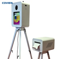 Cabina de Fotos Comercial con Computadora Windows, Soporte para Cámara DSLR, Equipo para Negocios de Alquiler