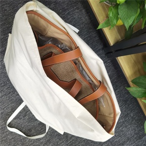 Chuanghua 60x50cm Canvas Flap Gift Luxury Dust <b>Envelope</b> Bag for Handbag Packaging Large <b>White</b> Cotton Dust <b>Envelope</b> Pouch - Product Image 4