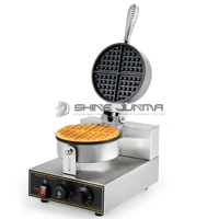 Gaufrier électrique double face antiadhésif avec chauffage de 1200W