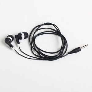 Écouteurs filaires jetables 3,5 mm intra-auriculaires stéréo pour musique sans micro pour bus, train ou avion, pour bibliothèque ou école - Product Image 3