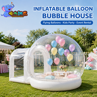 Dôme en PVC transparent pour ballons volants pour fêtes d'enfants, location d'événements, maison à bulles gonflable personnalisée