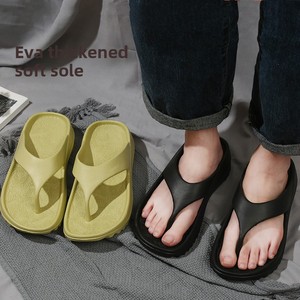 Logo personnalisable pour les nouvelles tongs plates d'été pour femmes avec clip sur le pied, légères, antidérapantes, respirantes, sandales de plage - Product Image 2