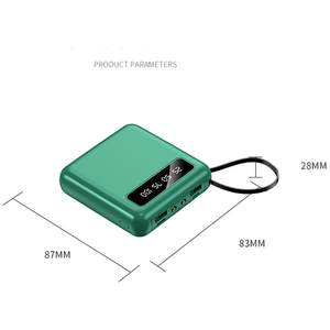 Mini 20000mah carica rapida Power Bank con doppio USB impermeabile portale 10W uscita Micro USB ingresso batteria ai polimeri di LI - Product Image 6