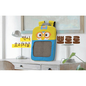 PororoPet Pororo Printed <b>Cat</b> Scratcher Bag Cardboard Scratching <b>Toy</b> with Entry Hole <b>Interactive</b> Pet Furniture Pet Supplies - Product Image 2