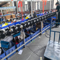 Mini-treuil électrique série PA 220V à câble métallique avec frein automatique et télécommande pour travaux de levage à domicile, en construction et en entrepôt