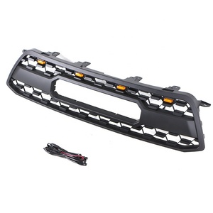 Pièces automobiles Autres accessoires extérieurs <span class=keywords><strong>Grille</strong></span> de <span class=keywords><strong>radiateur</strong></span> de calandre de voiture avec lumières LED Parrilla Fit pour 2009-2011 Highlander - Product Image 4
