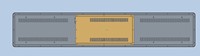 Écran LCD de bus PC Android à haute luminosité de 48 pouces avec étagère numérique personnalisée pour le stock