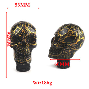 Automatic Gear Shift <strong>Knob</strong> Skull Personalized Modification Sport Lever Gear Stick Universal Manual Head Lever Auto Parts 9 Color - Product Image 5