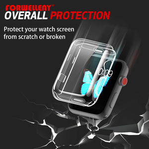 Para <span class=keywords><strong>Apple</strong></span> <span class=keywords><strong>Watch</strong></span> Series 4 40MM 44MM 360 construido en TPU claro Protector de pantalla suave <span class=keywords><strong>funda</strong></span> completa transparente - Product Image 4