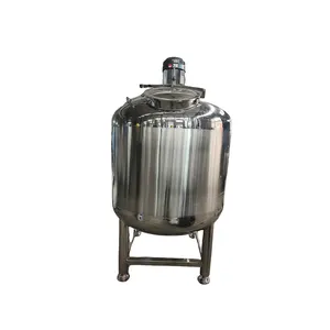 800L Electric Chocolate Food Chemical Cosmetic Juice Liquid Stainless Steel Mix Tank With Agitator
