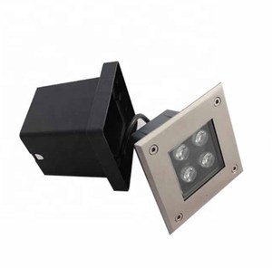 Lumière encastrée LED de forme carrée 3w 4w Blanc chaud 3000k <span class=keywords><strong>IP67</strong></span> Extérieur pour la décoration de jardin Lumière souterraine AC85-265V - Product Image 3