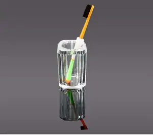 Plastik Akrilik Cup Tumbler Plastik Cangkir Sikat Gigi Pemegang untuk Kamar Mandi
