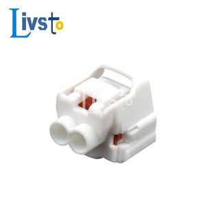 DJ70250A-2.2-21自动2针白色母插头连接器铜接触材料塑料外壳密封电气适配器。连接器 - Product Image 5