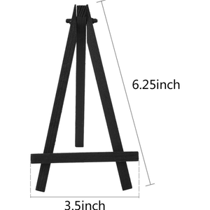 12 Gói Mini Bằng Gỗ Giá Vẽ Màu Đen Bàn Giá Vẽ Đứng Cho Bức Tranh Canvas Nghệ Thuật Thủ Công Đảng Tripod Giá Vẽ Cho Trẻ Em - Product Image 3
