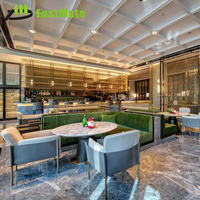 Ensemble de canapés d'hôtel commercial ignifuge de qualité supérieure pour salon public, clé en main, FF&E hôtelier, OEM ODM, en MDF et contreplaqué renforcés
