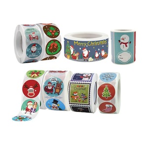 Stock Ready Christmas Thank You Stickers Adhesive Labels <strong>Appreciation</strong> - Product Image 5