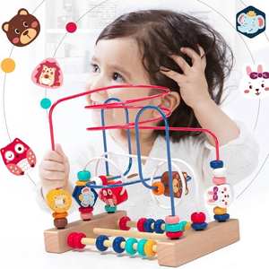 Giocattoli all'Ingrosso 2023 per Bambini, Giochi con Perline per Neonati 2-4 <span class=keywords><strong>Anni</strong></span>, <span class=keywords><strong>6</strong></span>-12 Mesi, <span class=keywords><strong>Gioco</strong></span> Fai-da-Te Montessori Educativo Sensoriale - Product Image 1