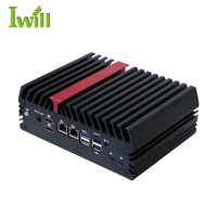 Mini PC Integrado AMD Ryzen R2314 en Oferta, 6COM 4RS232 2RS485 2HD, Amplio Voltaje 12V ~ 24V, PC Sin Ventilador para Soluciones IoT