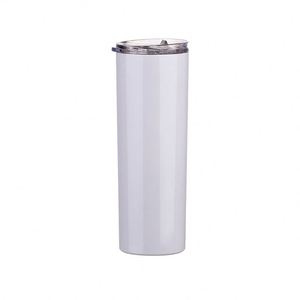 20oz Sublimation Car Tumbler Slim Stainless Steel Insulated <b>Beer</b> Cup Car Travel Tumbler with Straw - Product Image 6