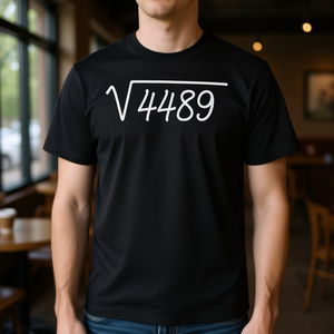 Camiseta Meme Square Root 4489 con diseño de humor matemático, unisex, talla para adultos - Product Image 3