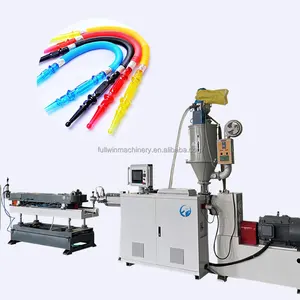 Export To Saudia Most Profitable Hookah Shisha Hose Making Machine/ Flexible Corrugated Pipe plastic extruders production line