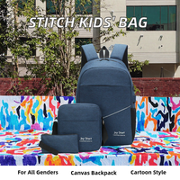 Sac à dos en toile pour filles avec détails en peluche, motif de dessin animé, idéal pour les étudiantes - Meilleure vente