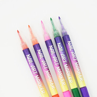 Nouveaux marqueurs pour nail art, stylos de dessin graffiti, peinture florale, gel pour nail art, outils de manucure DIY, stylo marqueur