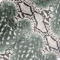 Tissu en cuir PU extensible dans les deux sens Tissu en rayonne de serpent gaufré Faux cuir de qualité supérieure pour la fabrication de vêtements-Utilisation pour les robes et les jupes