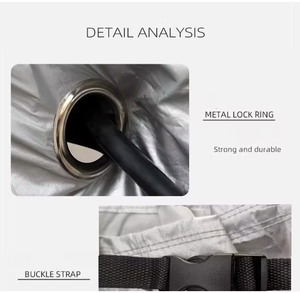 Funda Impermeable para Motocicleta, Protección Contra Rayos UV, Polvo y Lluvia, Incluye Bolsa de Almacenamiento - Product Image 6