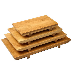 Wooden Dessert Stand Rectangle Hotel <b>Table</b> Restaurant Serving Tray Set <b>Buffet</b> Pastry Display Rack - Product Image 5