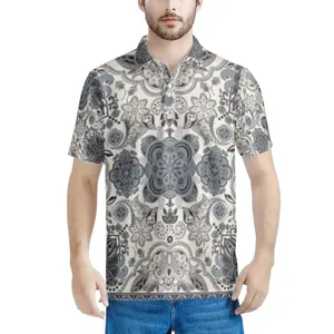 Мужская Повседневная рубашка-поло, уличная мода, Гавайские тропические острова, полинезийский принт, высокое качество, Самоа