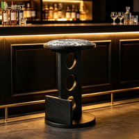 Tabourets de bar confortables en bois massif U-best, chaises hautes de luxe, chaises de cuisine, mobilier d'hôtel moderne, tabourets de bar