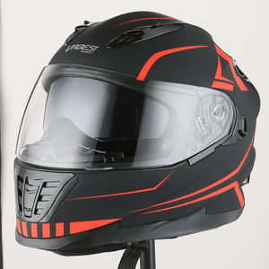 Logotipo personalizado y pegatina de cara completa para motocicleta, <span class=keywords><strong>casco</strong></span> de buena <span class=keywords><strong>calidad</strong></span> con <span class=keywords><strong>precio</strong></span> inferior - Product Image 5