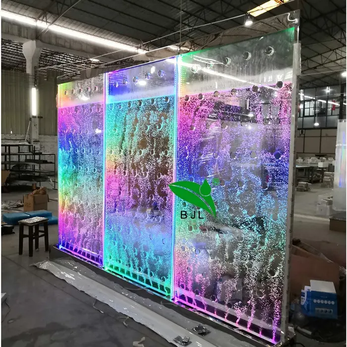 New design interior bar furniture room divider room led water bubble panel wall