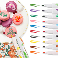 Mini stylo marqueur alimentaire, stylo pinceau alimentaire pour gâteaux, biscuits, stylo marqueur comestible, outils de décoration