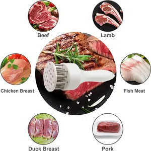 NOUVEAU Attendrisseur de viande en acier inoxydable à insertion rapide pour la maison, outil de cuisine pour attendrir le bœuf et les steaks - Product Image 3