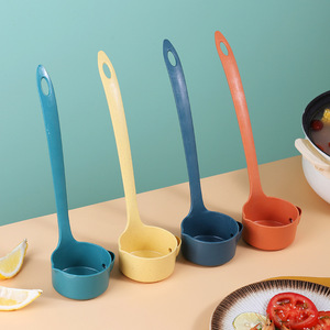 Cuillère séparatrice d'huile de style japonais, passoire en plastique pour la cuisine et le drainage - Product Image 5