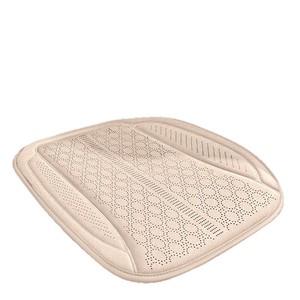 Coussin de siège de voiture universel ventilé et respirant en daim antidérapant pour toutes les saisons, fermeté moyenne - Product Image 3