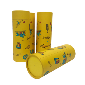 Manufacture Factory Custom Luxury 4C Print Ivory Paper Gift Round Box Packaging Tube Boxes