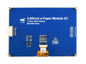 Module d'affichage Waveshare 5,65 pouces 600x448 à technologie E Ink, écran E-Paper 7 couleurs, graphique, faible consommation d'énergie, lisible en plein soleil - Product Image 3