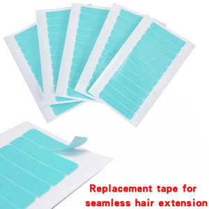 Màu Xanh Cao Dính Tóc Mở Rộng Băng Không Thấm Nước Tóc Giả Phim Tóc Dệt Vẻ Đẹp Làm Tóc Hai Mặt Acrylic Mặt Nạ Băng - Product Image 4