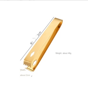 ที่คีบน้ำแข็งสแตนเลสคุณภาพสูง DFT33 SUS 304 ขนาด 16 ซม. - Product Image 3