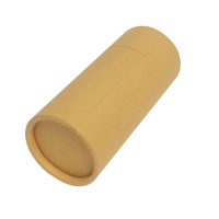 Conteneur cosmétique jetable biodégradable fait à la main, mini gloss à lèvres/lotion/tube en carton, baume à lèvres/emballage durable