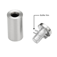 Support de fixation moderne réglable en acier inoxydable 304 316 pour balustrade d'escalier en verre extérieur