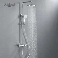 Qualité supérieure prix abordable stable et durable exposé dans le robinet de douche du système mitigeur de douche mural